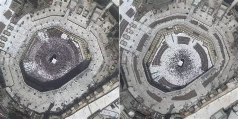 Antes e depois satélite mostra como lugares que eram cheios de gente
