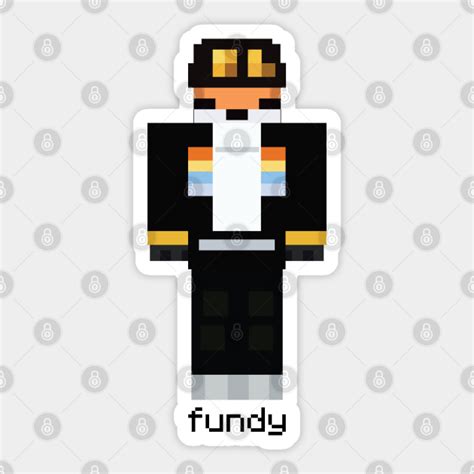 Fundy Minecraft Skin Fundy Autocollant Teepublic Fr