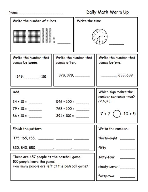 Grade 4 Mathematics Fourth Grade Place Value Worksheets 4th Grade Pdf