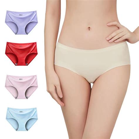 1 Pcs Cod Seamless Size Plus Underwear Size Color Panties Breathable Mid Rise Shopee Philippines
