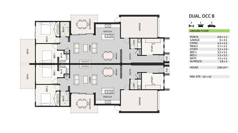 A range of dual occupancy home designs by boutique developments. Berstan Homes