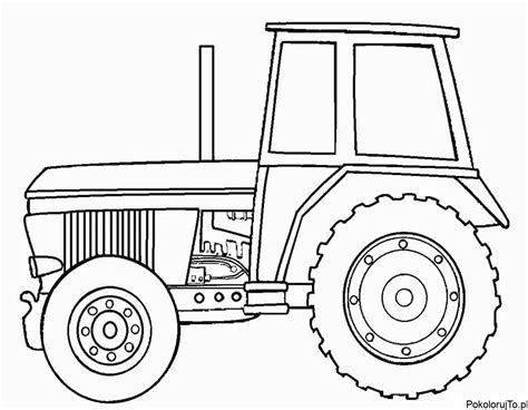 Kolorowanki Traktory Dla Chłopców Darmowe Do Wydruku