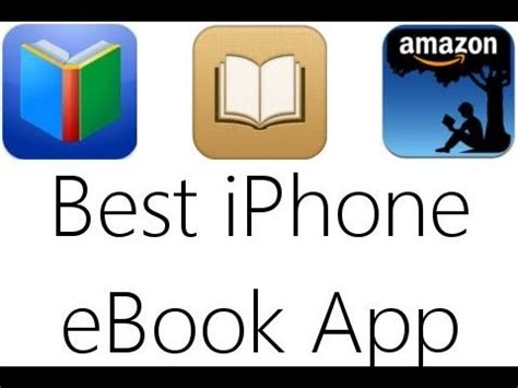 Ebooks are now been consumed extensively, there are numerous reasons for the same. Best iPhone eBook App: iBooks vs Google Books vs Kindle ...