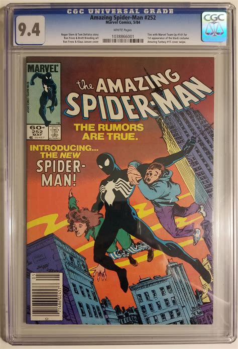 The Amazing Spider Man 252 1st Ap Of Black Suit Rcomicbooks