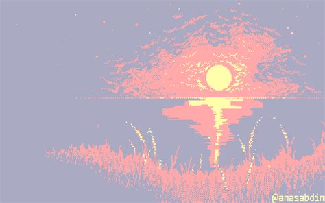 Sunrise Pixel Art 