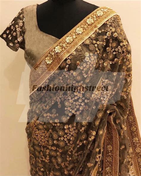 Aishwarya Rai Cannes Look In Sabyasachi Saree With Heavy Zari Etsy Uk