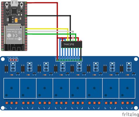 Controlling Relays With ESP And Shift Register AranaCorp