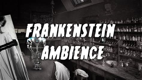 Frankenstein Ambience Night Time Laboratory Gothic Antique Science
