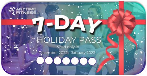 7 Day Pass Anytime Fitness
