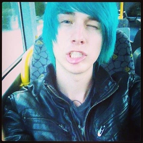 Boys Blue Hair Cute Emo Boy Cute Emo