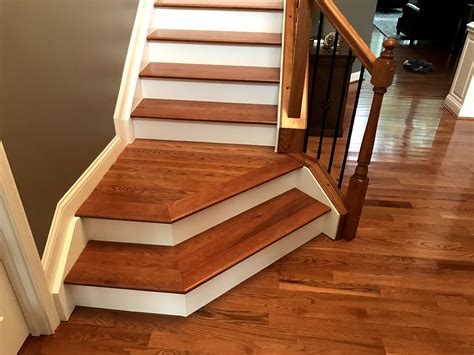 Prefinished Lowcountry Toffee Retro Treads And White Risers Wood