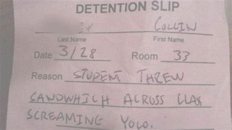 Why Did You Get Detention Thread On Imgur Reveals The Most