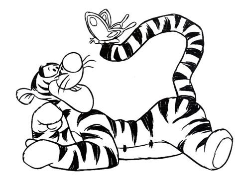 Tigger Coloring Pages For Adults Adult Coloring And Pictures Of