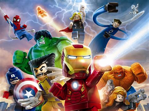 Wallpaper Illustration Lego Toy Marvel Super Heroes Screenshot
