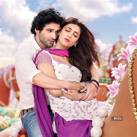 Girish Taurani And Shruti Hassan In A Still From Bollywood Movie