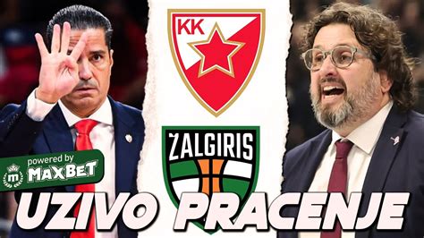 Crvena Zvezda Vs Zalgiris K Stefan Milicevic Live Youtube