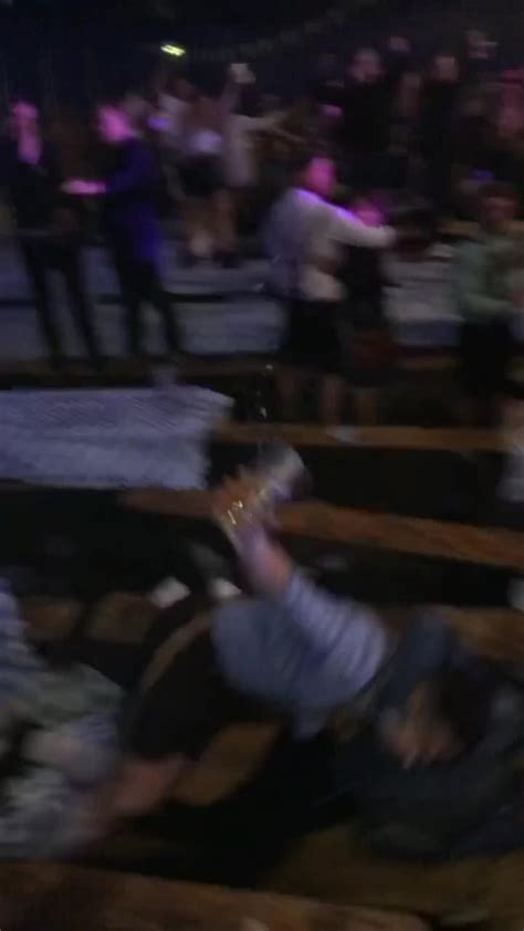 Two Girls Fall While Dancing On Table As Guy Kicks And Break It Jukin Media Inc