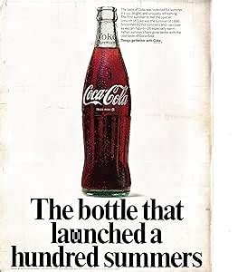 Amazon Com 1969 Coke Coca Cola Bottle Launched 1000 Summers Original