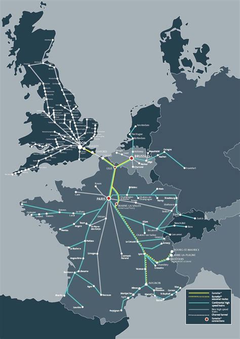 Eurostarroutemap 1654×2339 Pixels Route Map Eurostar Places