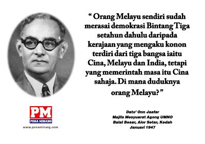 Born in the sultanate of johore (later the state of johor), north of singapore, onn was. Dato Onn Jaafar - Gifyu