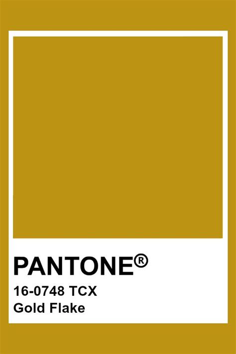 Pantone 16 0748 Tcx Gold Flake Pantone Color Gold Pantone Color