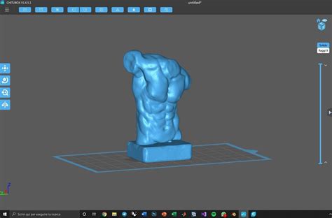 D Model Marble Male Torso Statue Vr Ar Low Poly Cgtrader