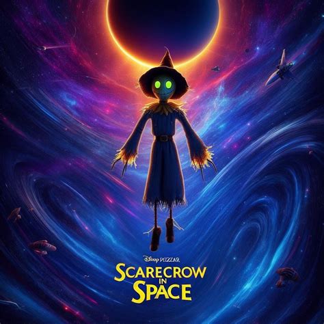 Scarecrow On Space Disney Pixar Style Movieposter Rchatgpt