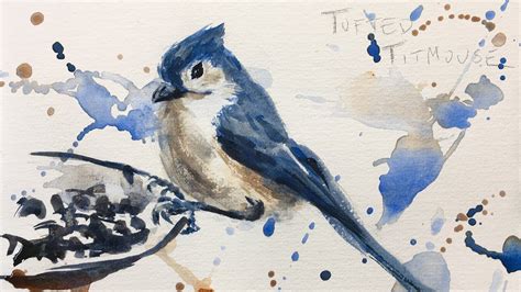 Bird Watercolor Painting Tutorial Youtube
