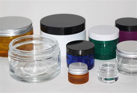 Clear And Coloured Glass Cosmetic Jars For Everyone Big And Small