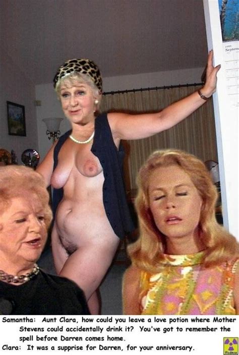 Post Aunt Clara Bewitched Elizabeth Montgomery Fakes Mabel