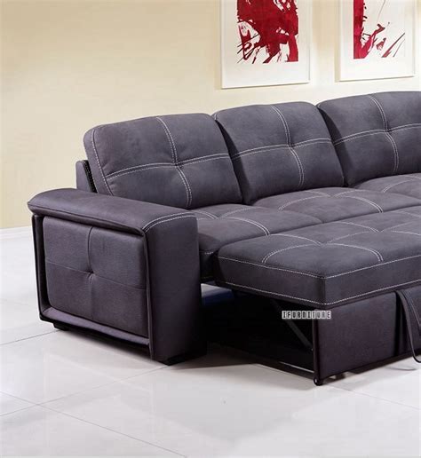 Bellini Sectional Sofa Bed With Storage Grey