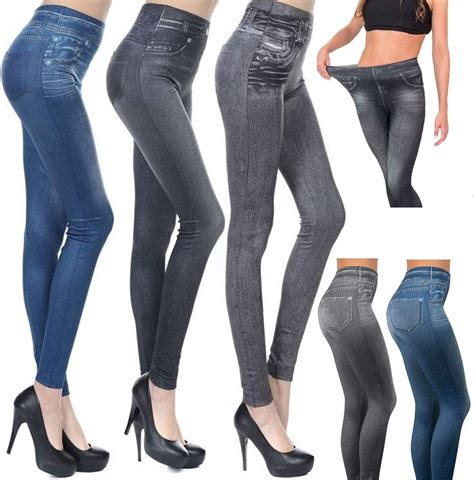Zlimmy 3 X Slim Caresse Jeans Skinny Jeggings Shapewear Slimming Control Xxl Blue