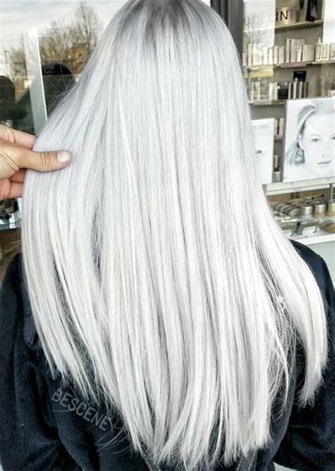 Hair day new hair haircut and color great hair hair lengths hair inspiration short hair styles medium length hairstyles to look unique every day | glaminati. Silver Hair Trend: 51 Cool Grey Hair Colors & Tips for ...