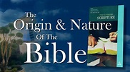 Message: “The Scriptures: The Origin & Nature Of The Bible (2 of 13 ...