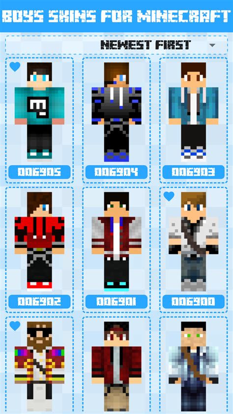 Boys Skins For Minecraft Peappstore For Android