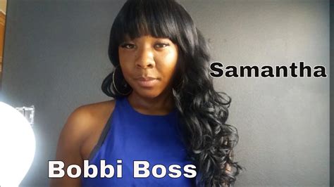 Bobbi Boss Samantha Wig Review I Am Obsessed Youtube
