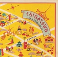 1939 Vintage Chinatown Map San Francisco Chinatown Poster Map Print ...