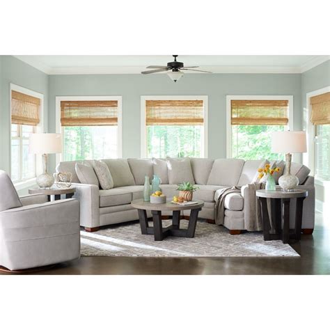 Contact us for the most current availability on this product. La-Z-Boy Meyer Contemporary 4-Piece Sectional with Left ...