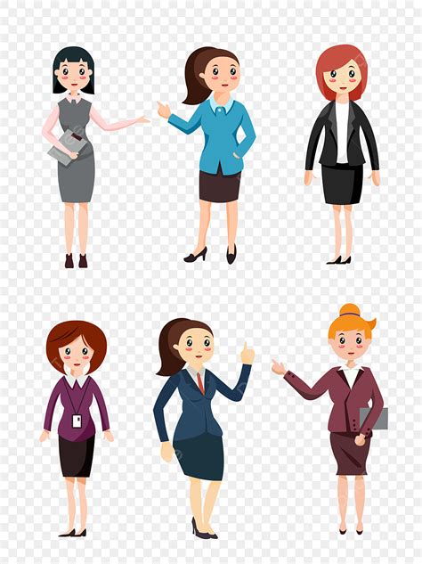 Business Woman Vector Business Female Vector Png Transparent Clipart