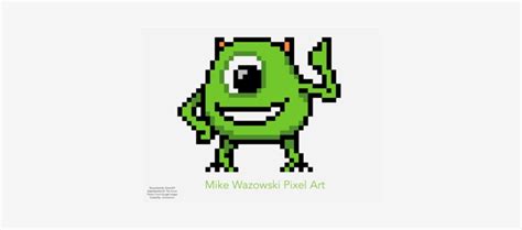 Mike Wazowski Pixel Art By Miniminion Mike Wazowski Hama Beads PNG Image Transparent PNG