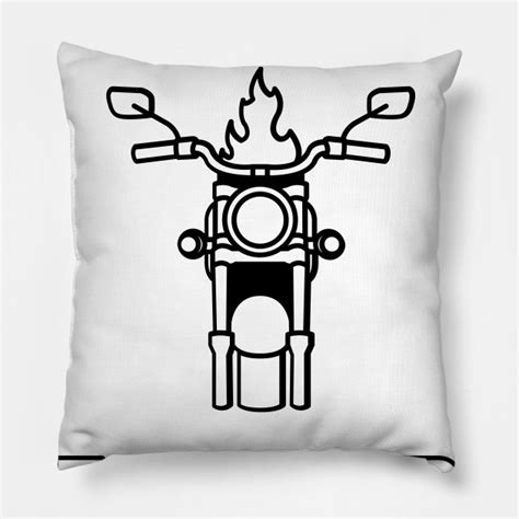 Work Sucks Lets Ride Biker Motorcycle Funny Motorcycle Quote Pillow