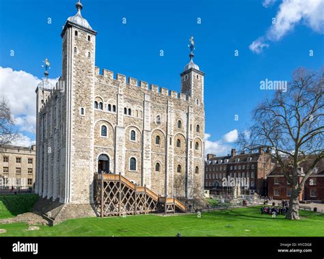 Tower Of London The White Tower A Medieval Keep Originally Built By