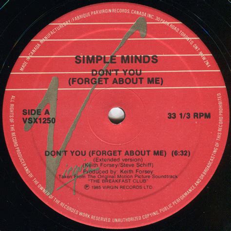 Rap Nerds Its The 80s Simple Minds Dont You Forget About Me 12