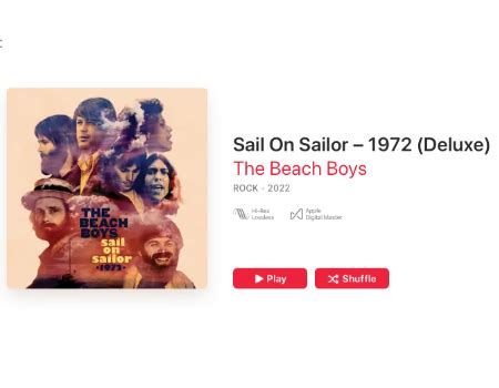 The Beach Babes Sail On Sailor Super Deluxe Edition Six CD Set Traces Arc Of Band