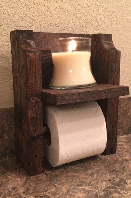 Free Shipping Reclaimed Wood Toilet Paper Holder Wood Toilet Paper