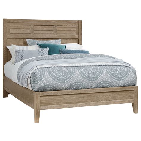 Laurel Mercantile Co Passageways 141 557 755 822 Rustic Queen Low Profile Bed With Louvered