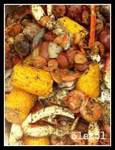 Americans celebrate it in early september, by heading to the beach or firing up the grill. seafood boil (Mason's favorite) old bay seasoning, sausage ...