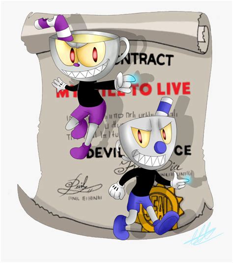 Cuphead And Mugman Bad End Versions From Cuphead Devil Soul