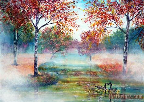 Collection 9 Misty Morning Painting Misty Morning Print For Sale