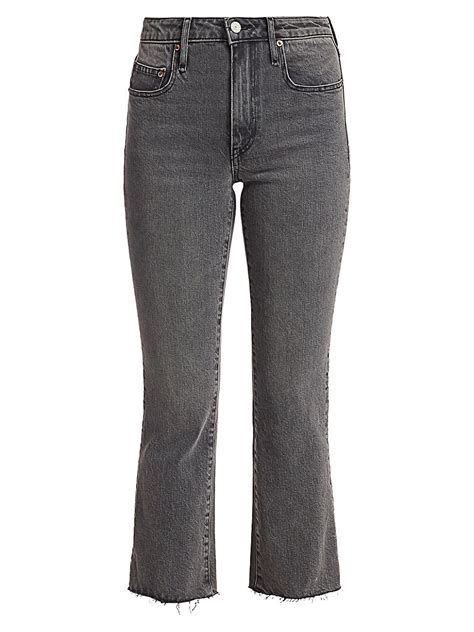 Trave Colette High Rise Cropped Flare Jeans Editorialist